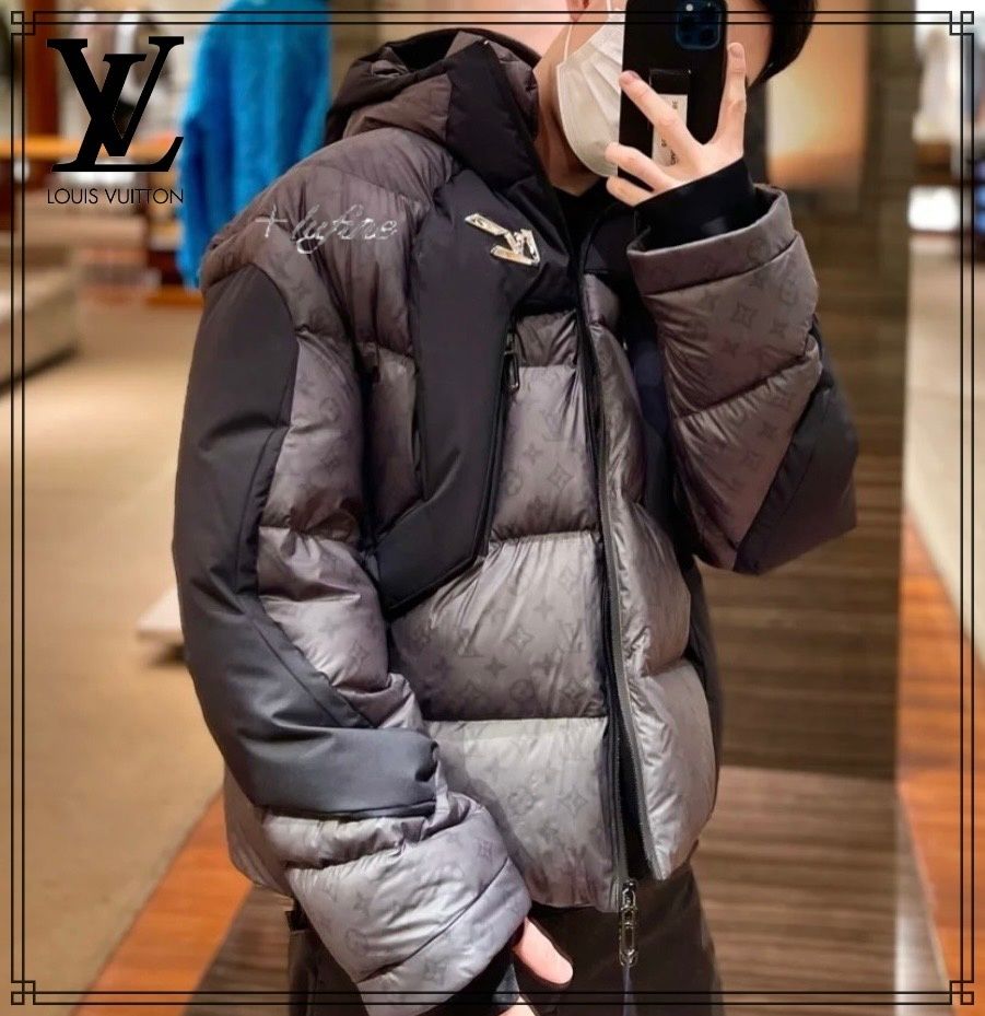 厚い生地でしっかり暖かい☆】ルイヴィトン ダウンジャケット (Louis