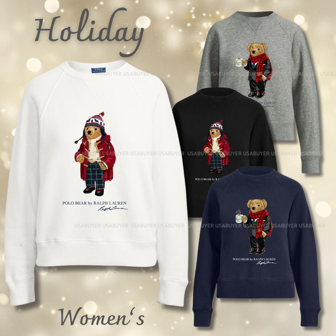 新作【ラルフローレン】大人気ポロベア フリース 長袖スウェット (POLO