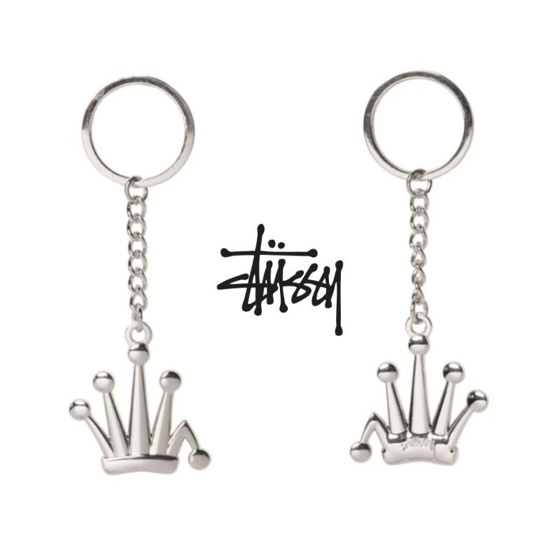 STUSSY】METAL BENT CROWN KEYCHAIN (STUSSY/キーケース・キーリング