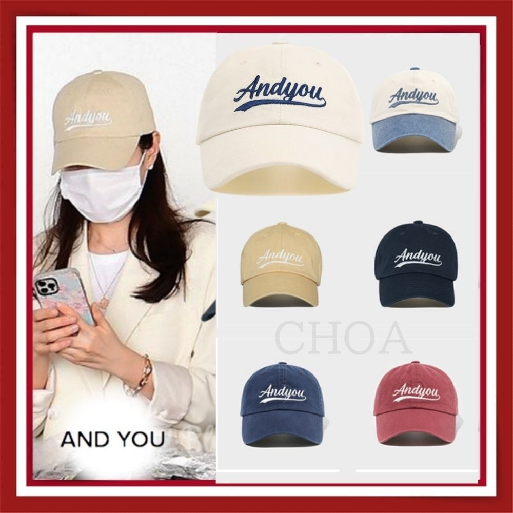 AND YOU】SEONYUDO Basic logo ball cap ソン イェジン IU着用 (AND