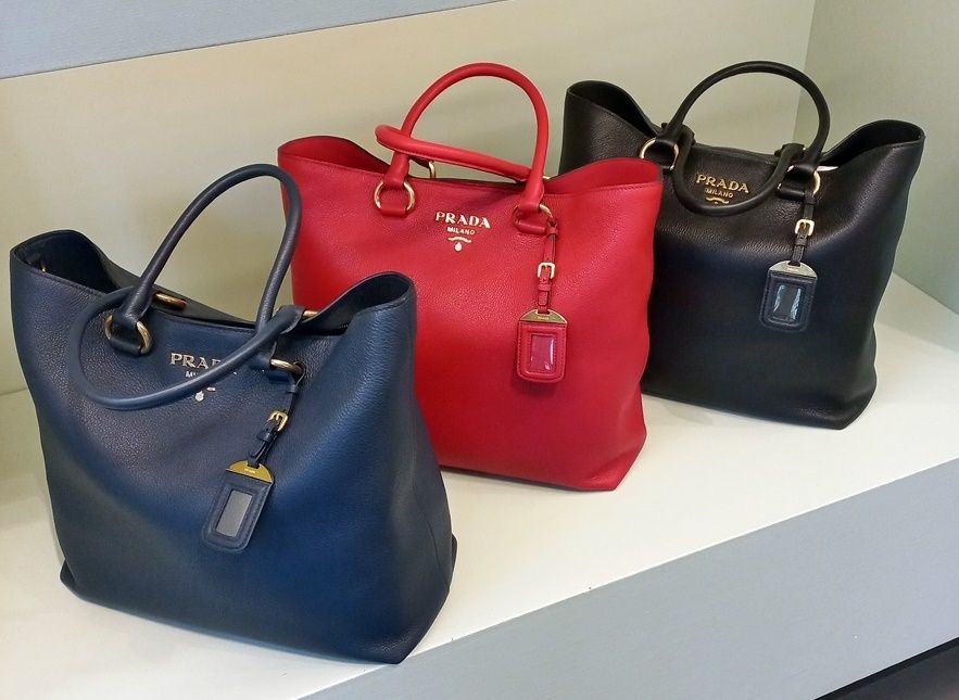 セール】プラダ☆Vitello Phenixレザートートバッグ☆1BG865 (PRADA