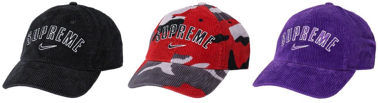 SS22 Supreme Nike Arc Corduroy 6-Panel - ナイキ キャップ (Supreme