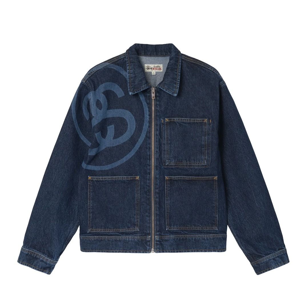 ☆送料・関税込☆STUSSY☆Stussy SS Link Zip Work Jacket☆ (STUSSY