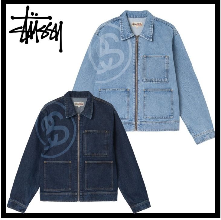 ☆送料・関税込☆STUSSY☆Stussy SS Link Zip Work Jacket☆ (STUSSY