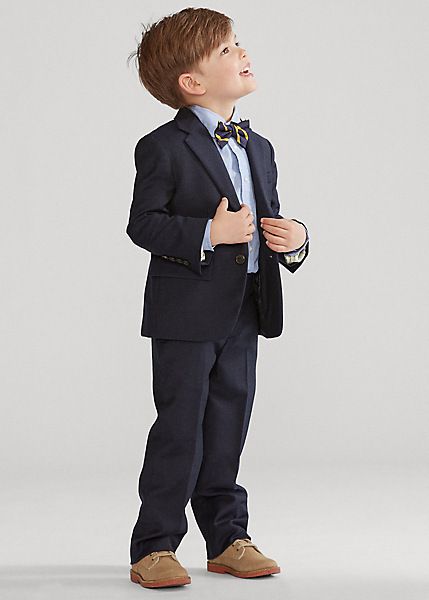 特別な日に!【Ralph Lauren】Boys Polo 軽量 ウールスーツ2点set