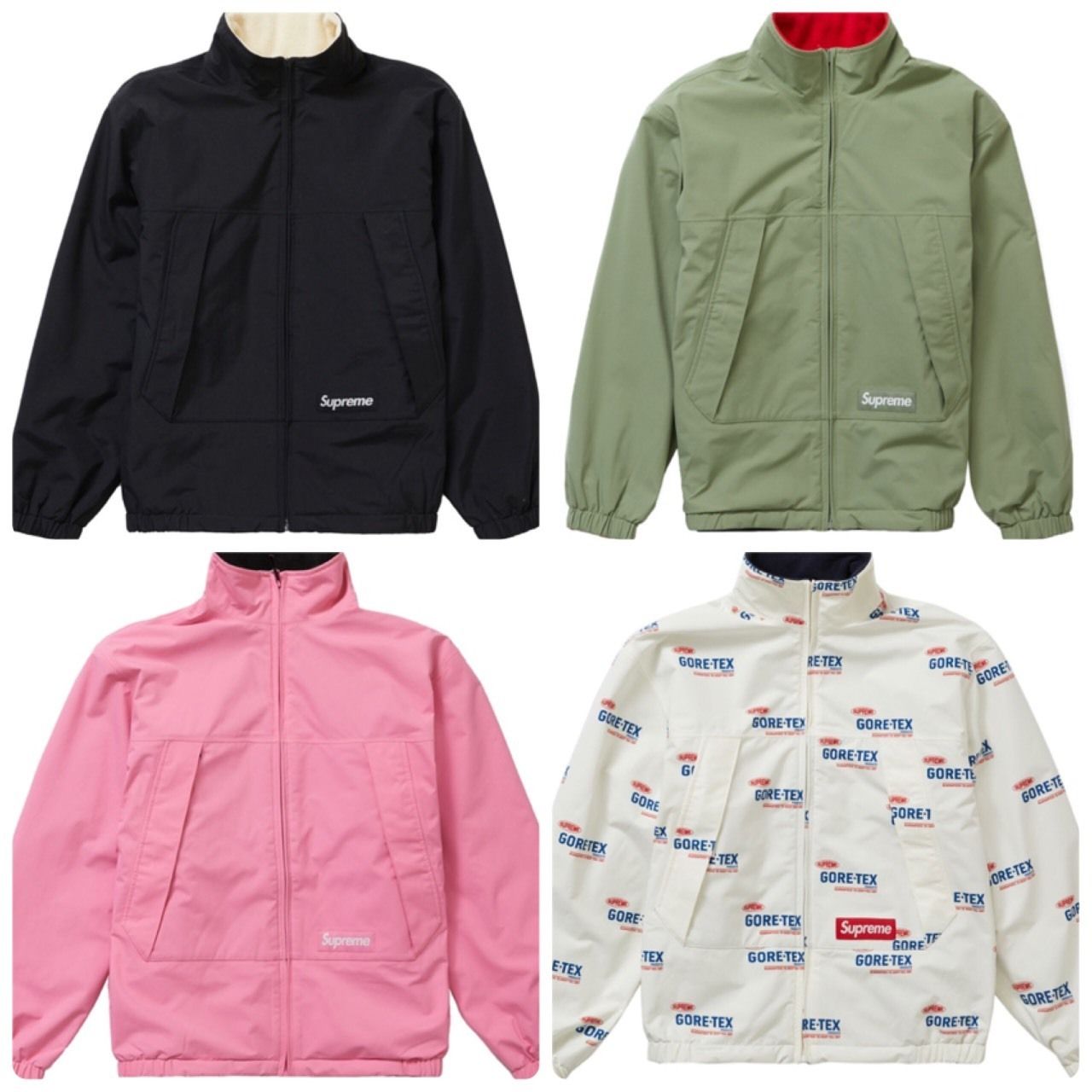 シュプリーム x ゴアテックス☆リバーシブルジャケット (Supreme