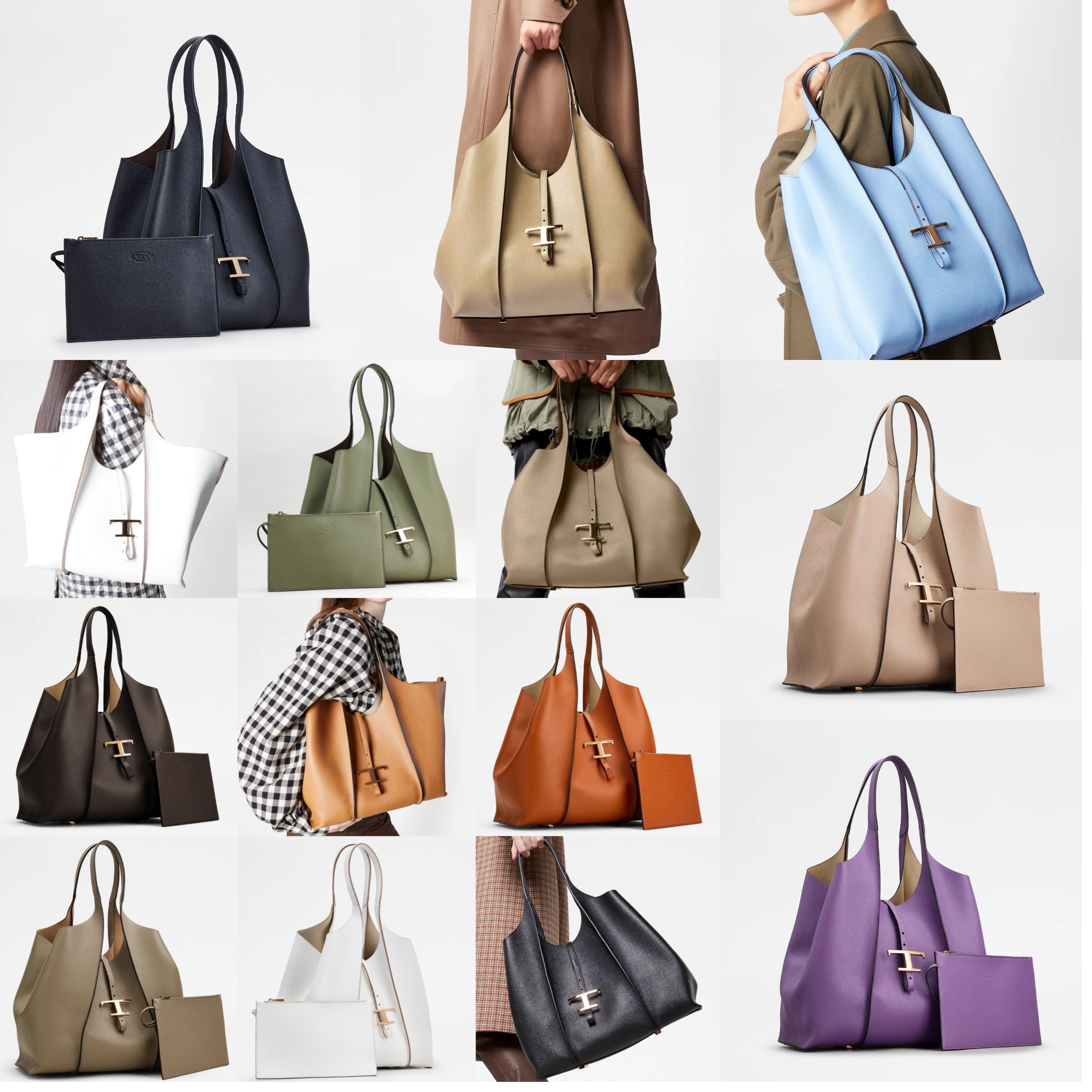 TOD'S【入手困難】T タイムレス ショッピング☆ミディアム☆全色