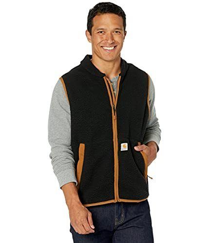 Carhartt カーハート ブラック シェルパフリースベスト104995