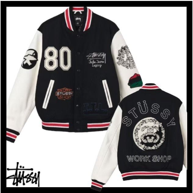 関税込☆Stussy x Denim Tears X Our Legacy TTL Varsity Jacket