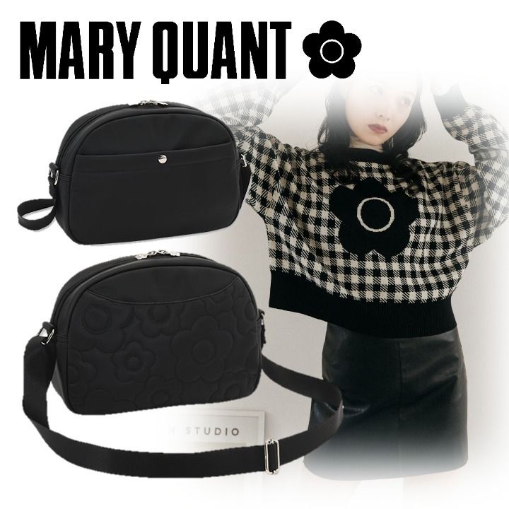 国内即発 MARY QUANT デイジーランダムキルト ショルダー (MARY QUANT