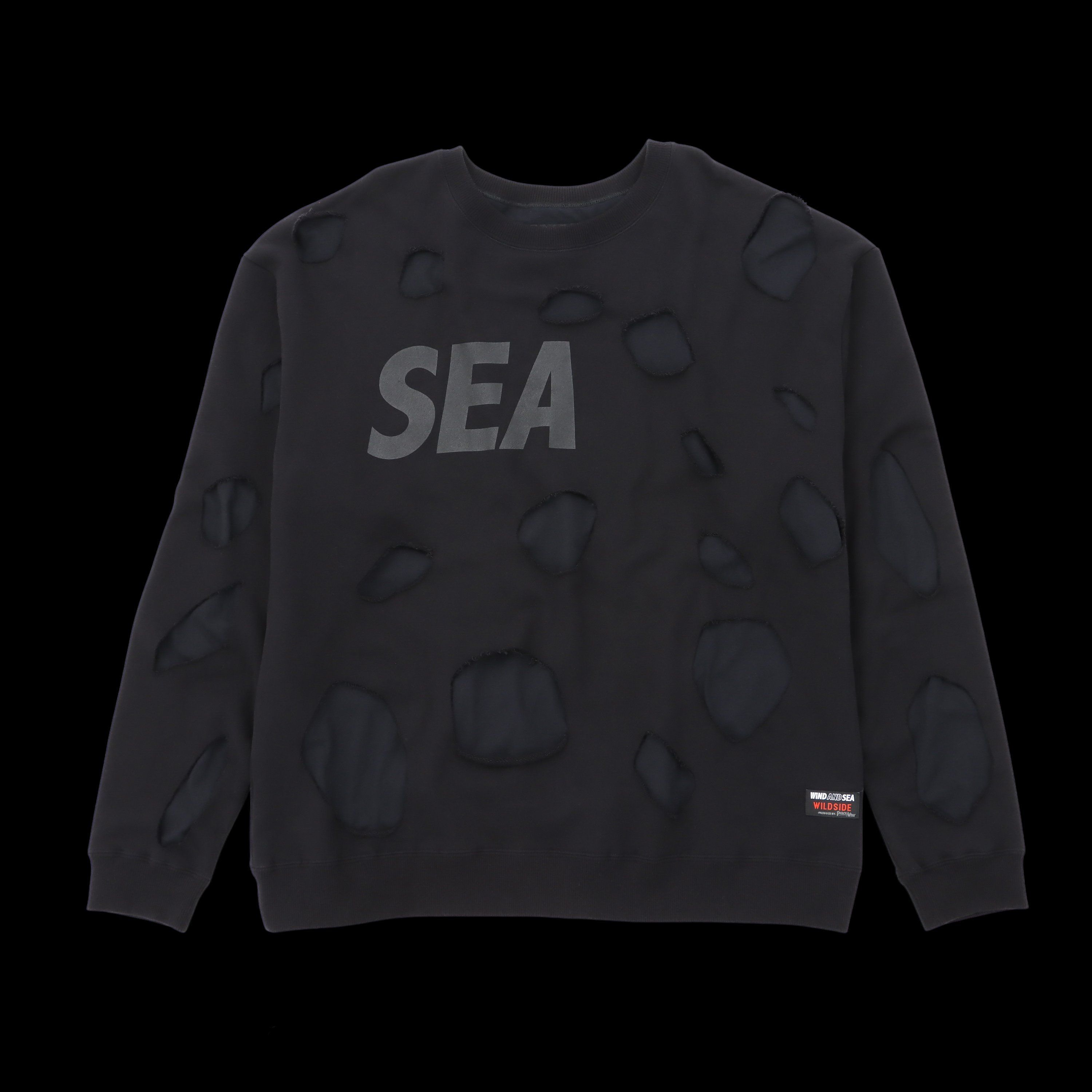 WILDSIDE YOHJI YAMAMOTO WIND AND SEA スウェット BLACK (WIND AND