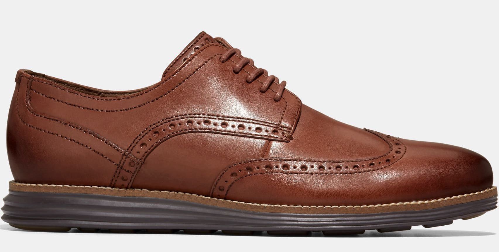 Cole Haan ビジネススニーカー ウィングチップ ブラウン (Cole Haan