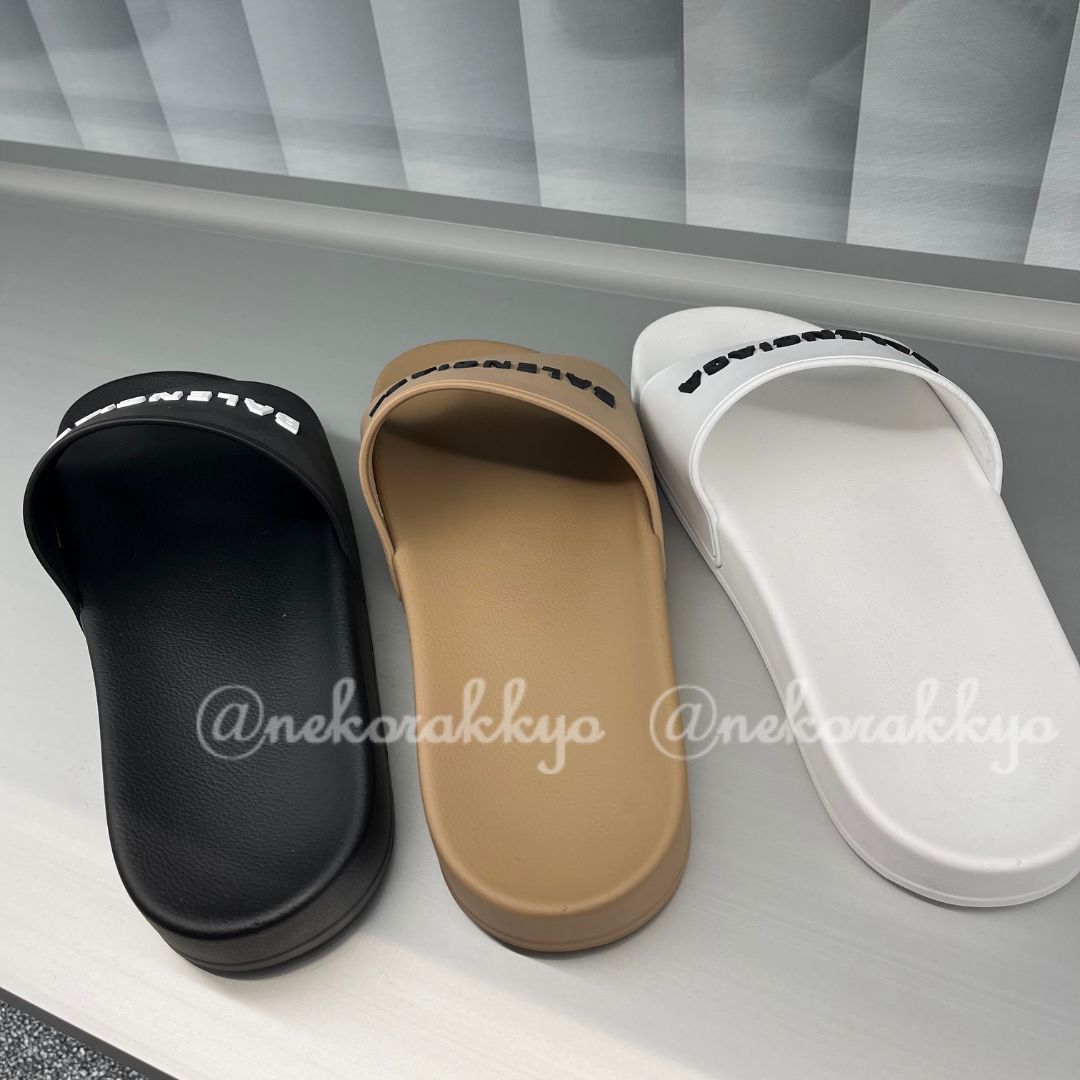 BALENCIAGA☆POOL SLIDE SANDAL☆プールスライドサンダル☆送込