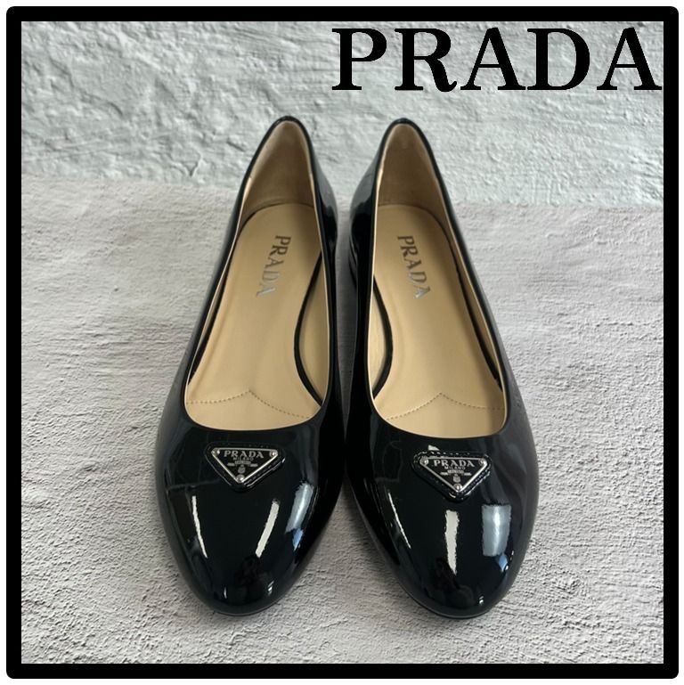 ☆送料・関税込☆PRADA☆Pendant フラットシューズ☆ (PRADA/フラット
