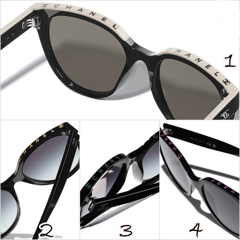 New! CHANEL 5414 ロゴ サングラス 送料無料 関税込 (CHANEL