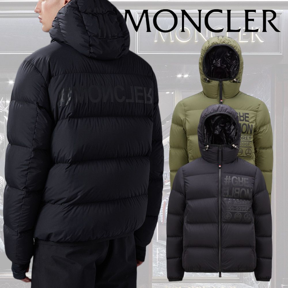 MONCLER】Adretショートダウンジャケット フード ナイロン (MONCLER