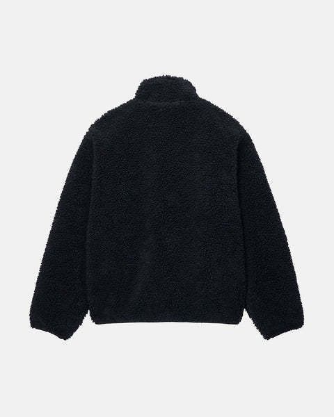 STUSSY☆】SHERPA REVERSIBLE JACKET BLACK UNISEX (STUSSY/フリース