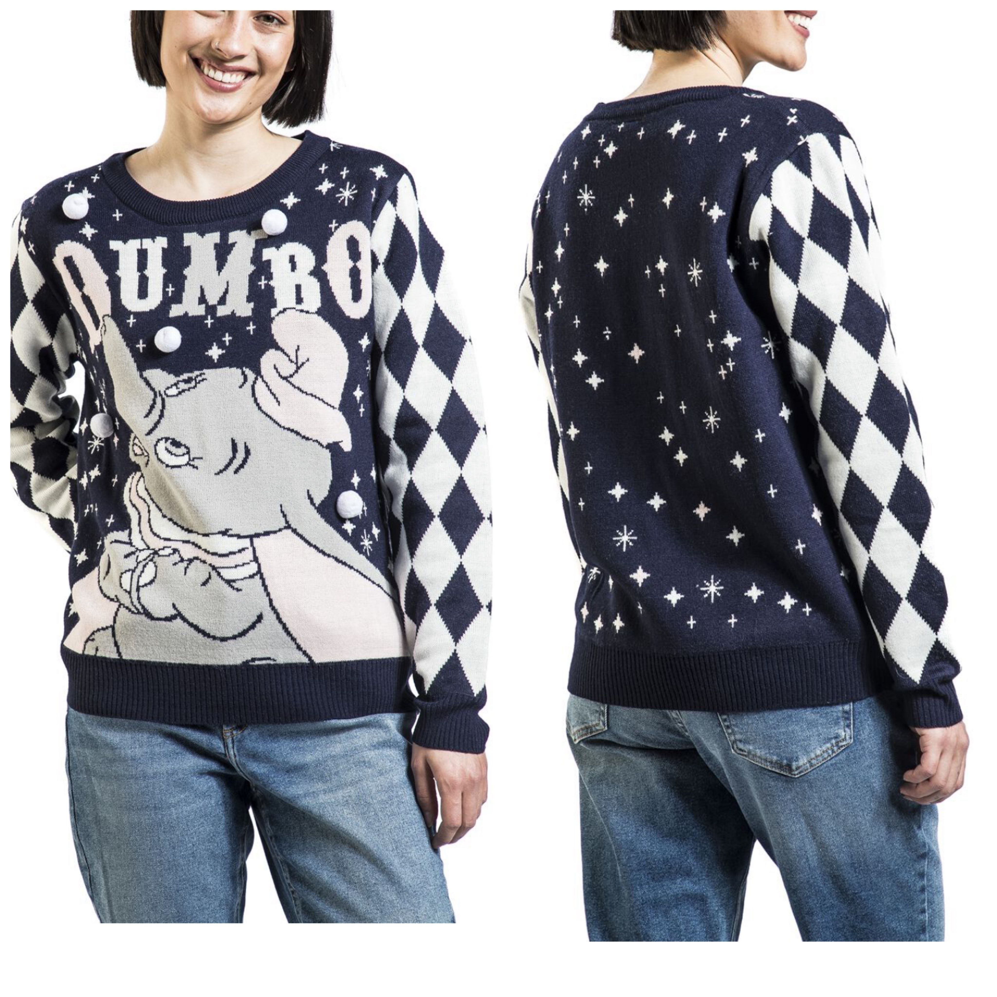 Disney ダンボ クリスマスセーター ホリデーニット (Disney/ニット