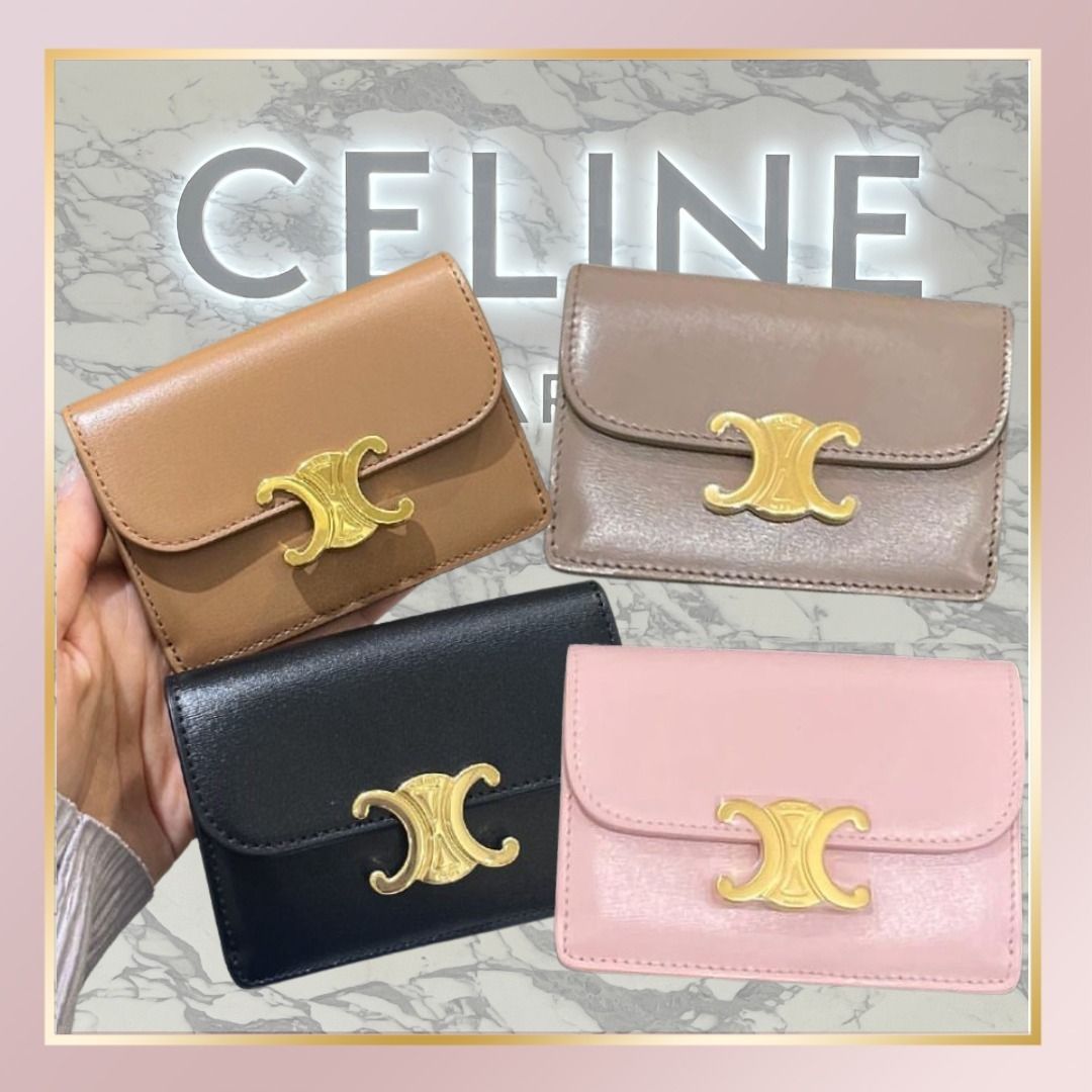 CELINE】トリオンフフラップ付きカードホルダー (CELINE/カードケース