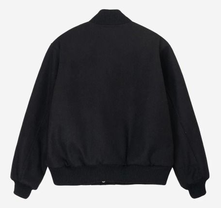 ☆関税込☆Stussy☆Stussy SS Link Varsity Jacket Black☆ (STUSSY