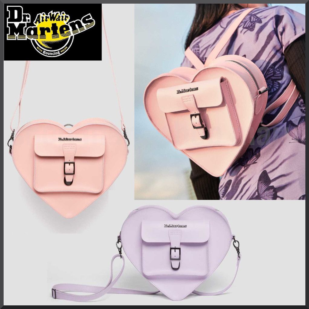 Dr Martens◇ハート レザー ショルダーバッグ バックパック 2way (Dr