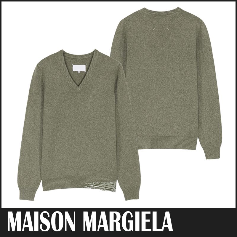 ☆送料関税込☆ Maison Margiela マルジェラ Vネック セーター