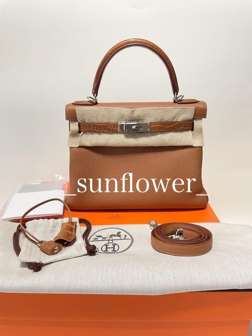 エルメス ケリー28cm タッチ ゴールド/シルバー金具 (HERMES