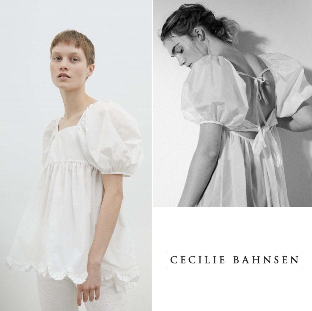 セール☆CECILIE BAHNSEN 'Vega' オープンバックトップス 送関込