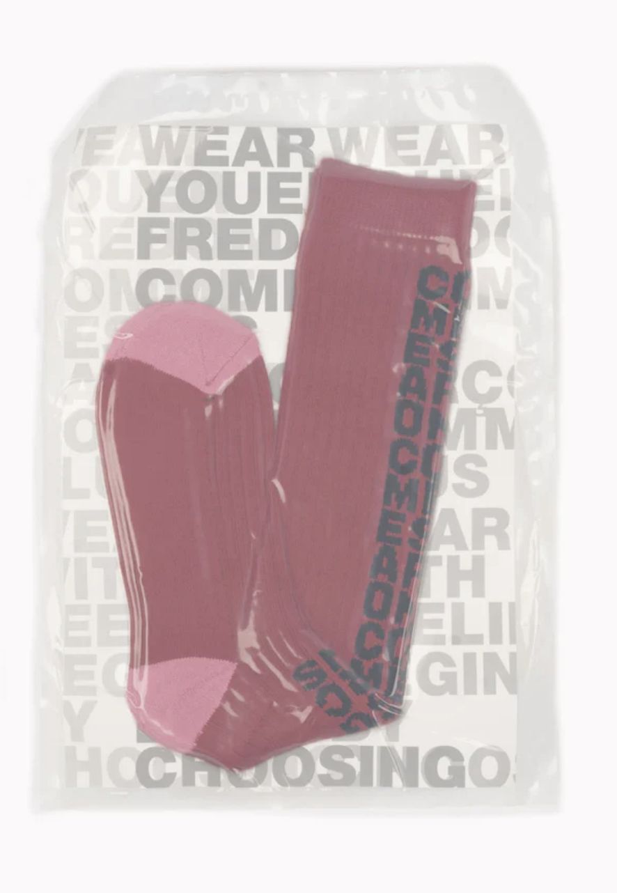 ☆大人気☆COMME DES GARCONS HOMME PLUS LONG MULTI LOGO SOCK (COMME