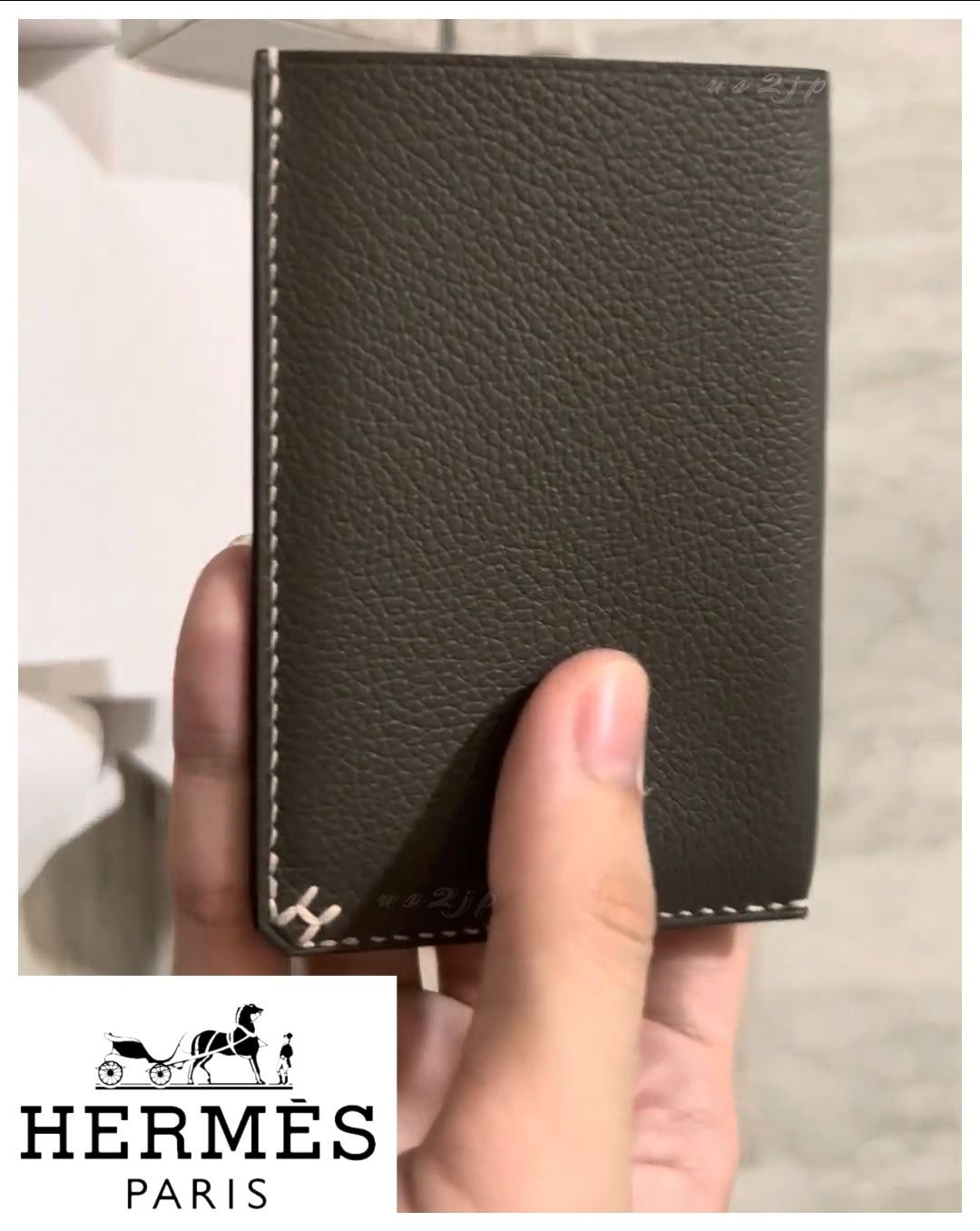 ギフトにも◎》 エルメス カードケース H セリエ H Sellier (HERMES