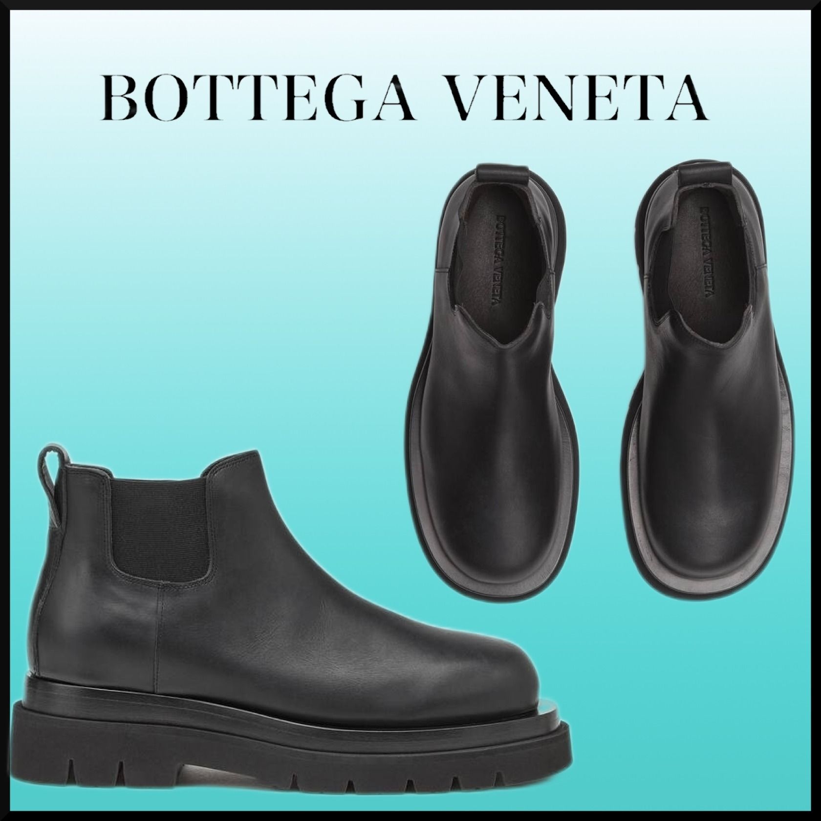 大人気☆BOTTEGA VENETA ラグ チェルシーアンクルブーツ 可愛い