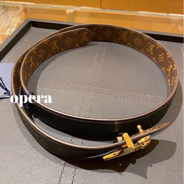 すぐ届く お洒落なバックル Louis Vuitton フラワーグラムベルト