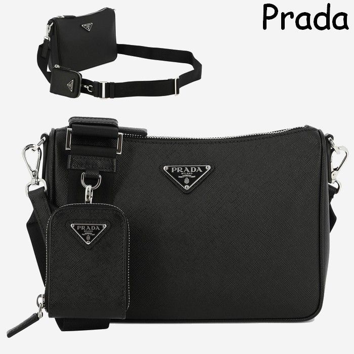 PRADA 高級 サフィアーノレザー ショルダーバッグ *先着価格 (PRADA