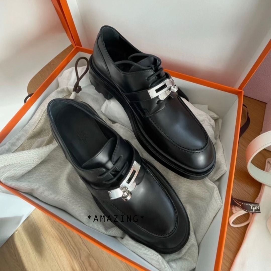 おしゃれ♪エルメス靴】 ケリー金具 シューズ First oxford (HERMES