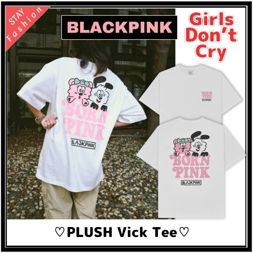 ☆限定コラボ激レア!GDC/VERDY×BLACKPINK VickPLUSH Tシャツ (Girls