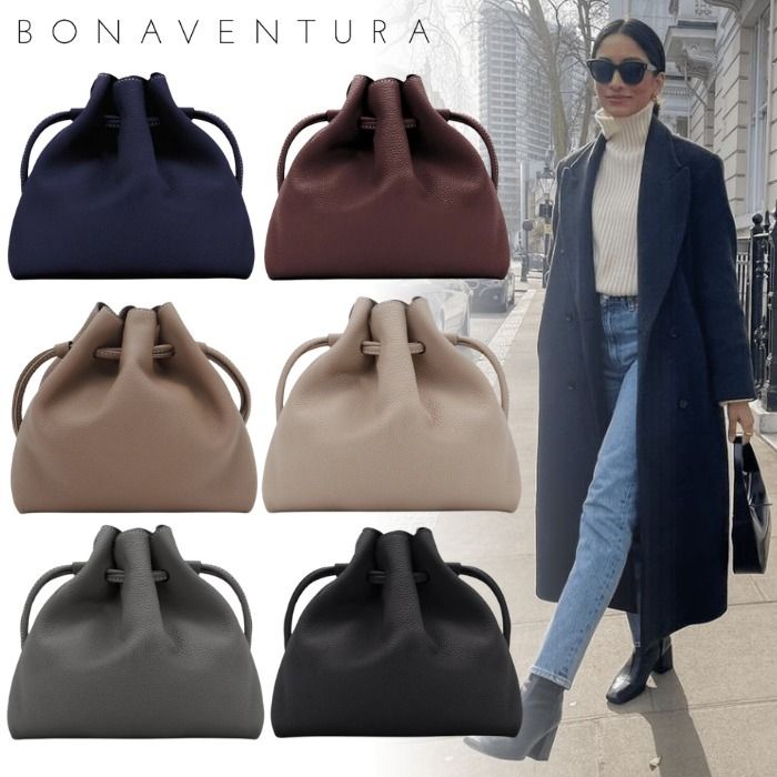 ◇国内発送◇【BONAVENTURA】ノア バッグ シュリンクレザー