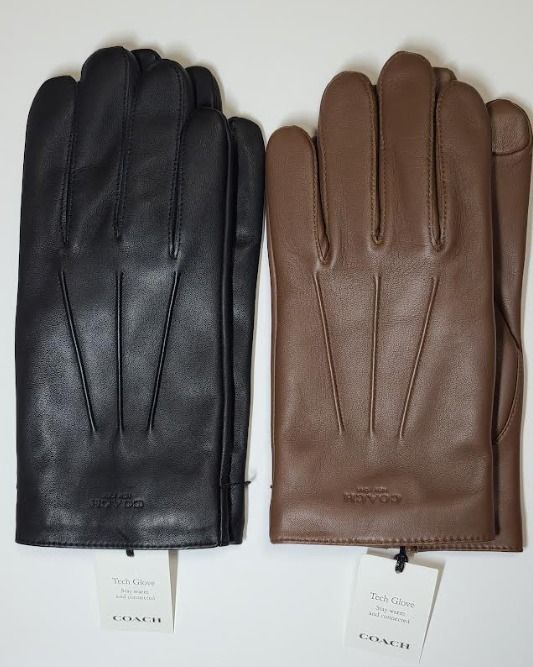 すぐ届く！◇COACH◇レザー グローブ 冬の必須アイテム！ (Coach/手袋