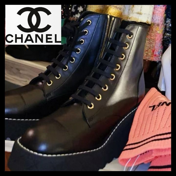 24C》新作【CHANEL】シャネル ブーツ (CHANEL/ショートブーツ