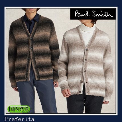 Paul Smith】カーディガン ローゲージ グラデーションボーダー (Paul
