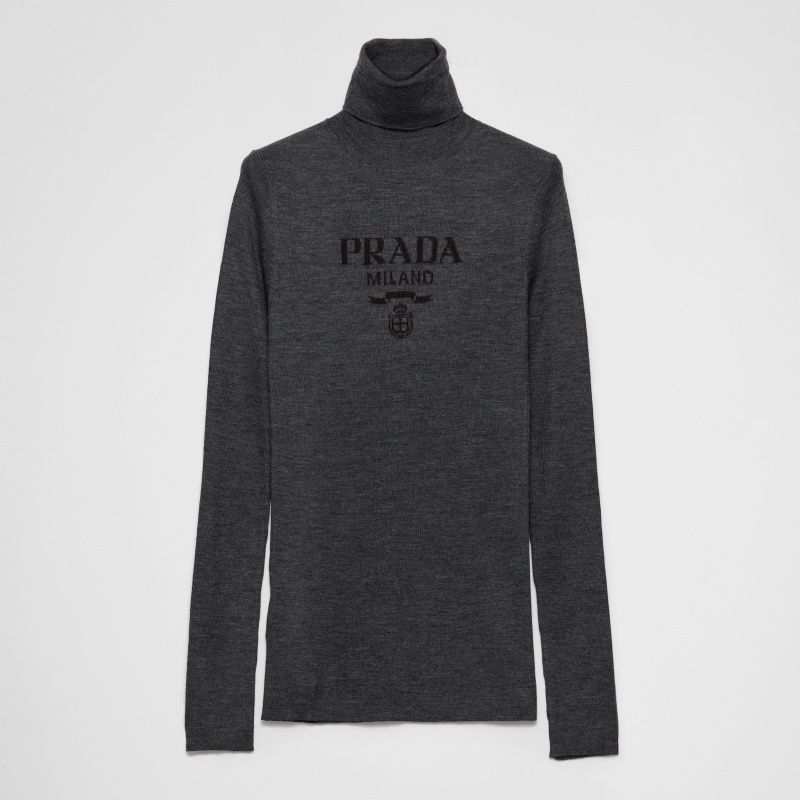 大人気】PRADA◇ファインウール タートルネックセーター 長袖 (PRADA