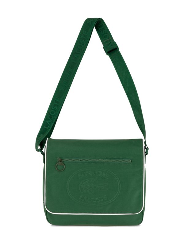 Supreme x Lacoste Small Messenger Bag | Green | FARFETCH