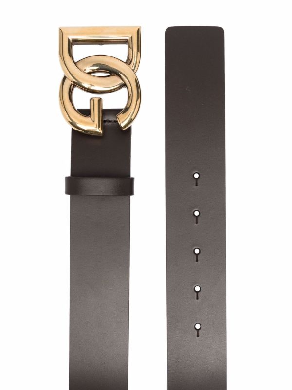 Dolce & Gabbana 'DG' Logo Belt | Brown | FARFETCH CA