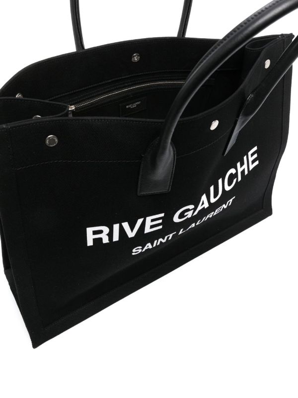 Saint Laurent Large Rive Gauche Tote Bag | Black | FARFETCH