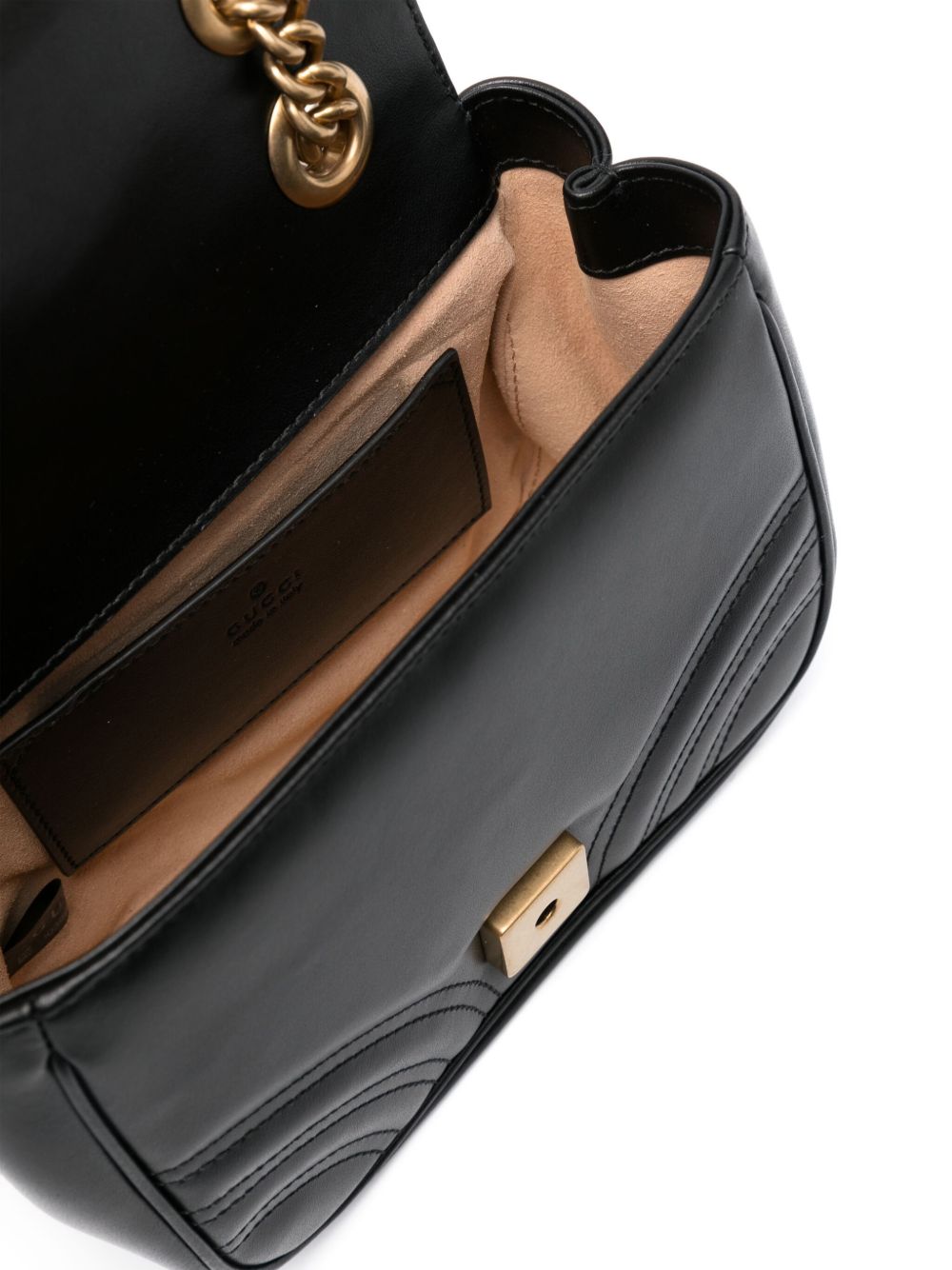 Gucci GGマーモント ショルダーバッグ ミニ | ブラック | FARFETCH JP