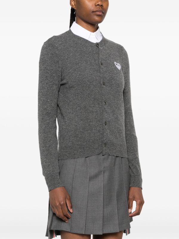 Comme Des Garçons Play ハートロゴ カーディガン 通販 - FARFETCH