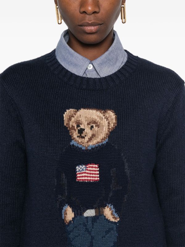 Polo Ralph Lauren Polo Bear Sweater | Blue | FARFETCH