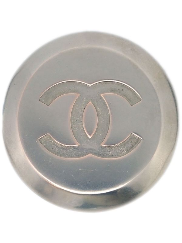 CHANEL Pre-Owned 1999 ココマーク スカーフ リング | シルバートーン