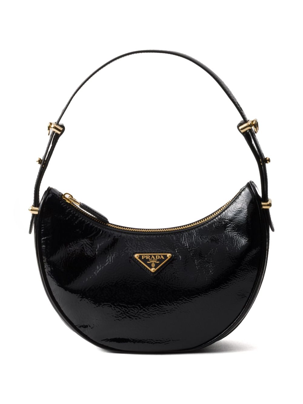 Prada Arqué Shoulder Bag | Black | FARFETCH