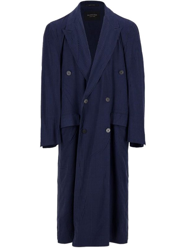 Balenciaga ダブルコート | ブルー | FARFETCH JP