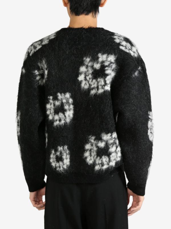 SAINT MXXXXXX x Denim Tears Floral Cardigan | ブラック | FARFETCH JP